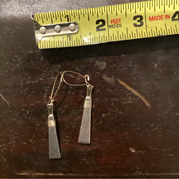 Dangly silver earrings - Picture 3 of 10